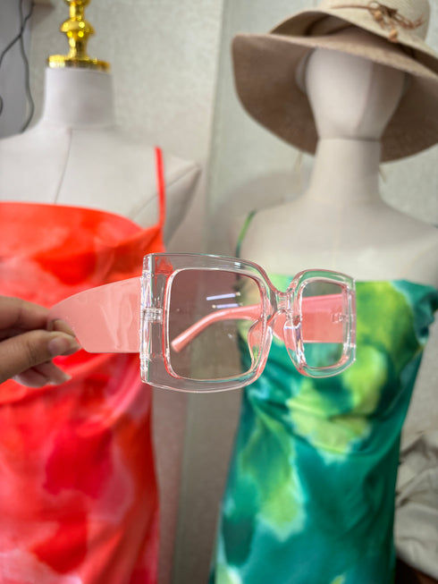 Fashionable Retro Square Frame Sunglasses